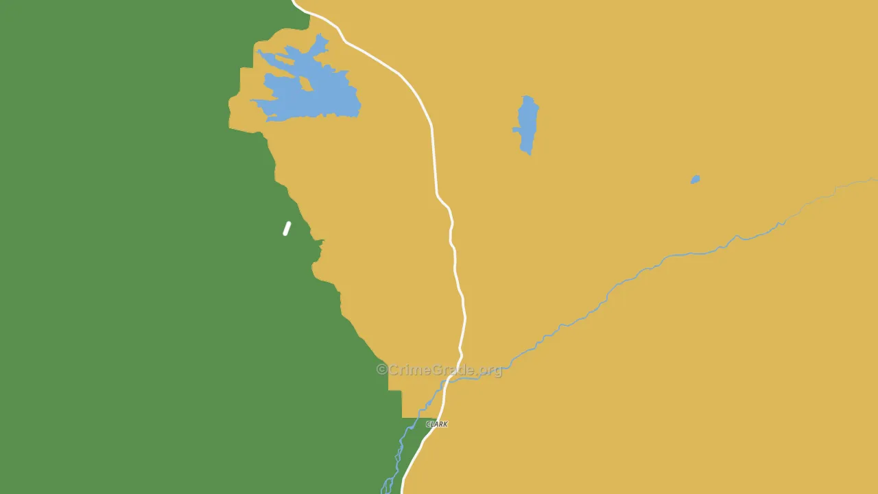 Clark, CO Map of Assault Rates
