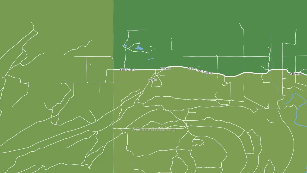 Clebit, OK Map of Assault Rates