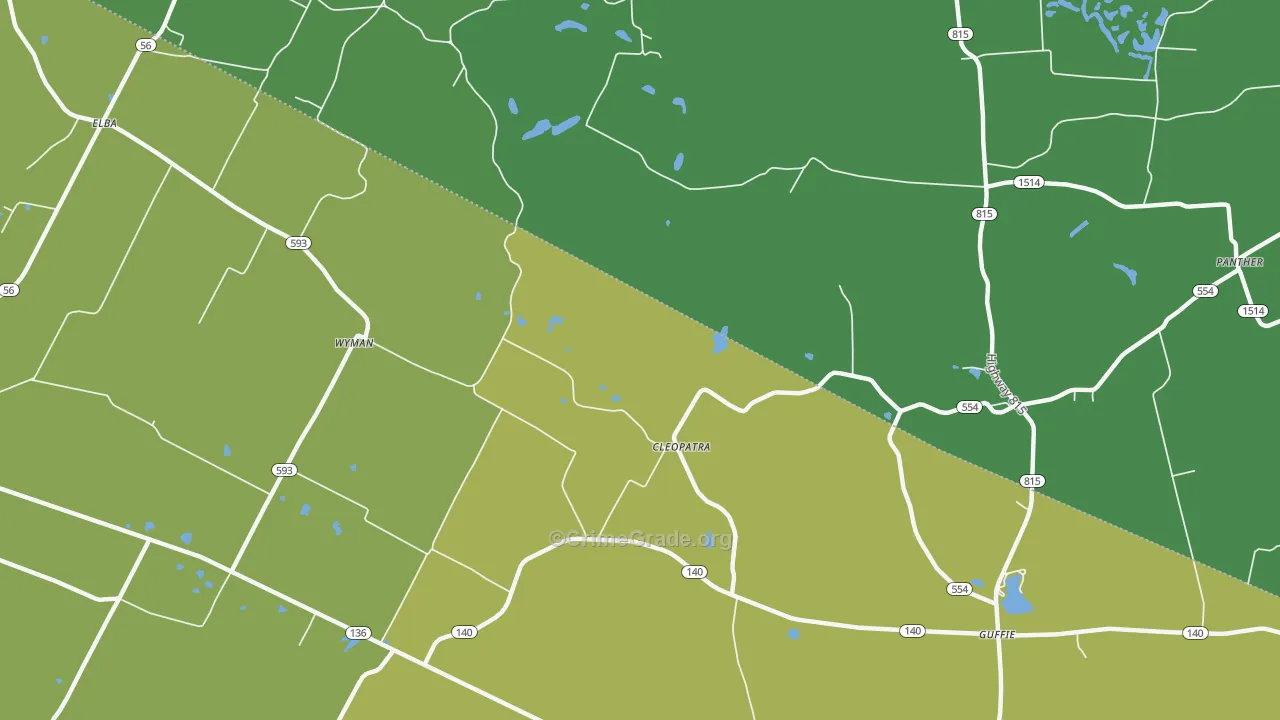 Cleopatra, KY Map of Assault Rates