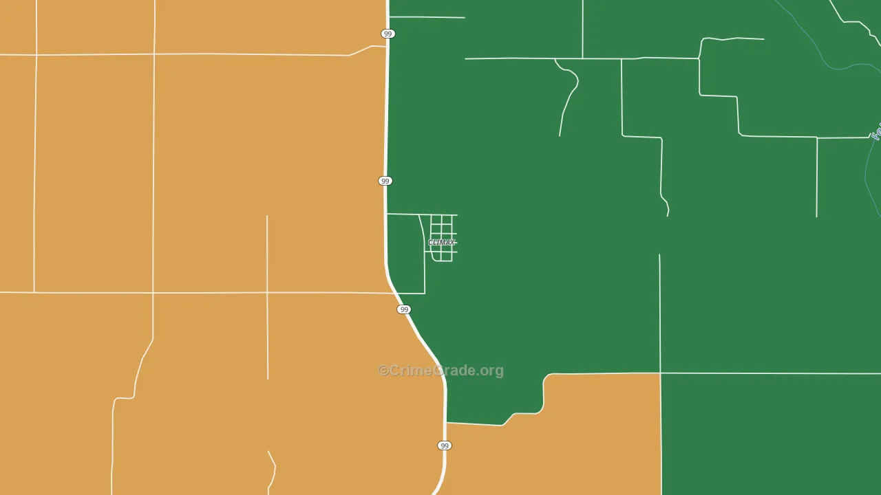 Climax, KS Map of Assault Rates