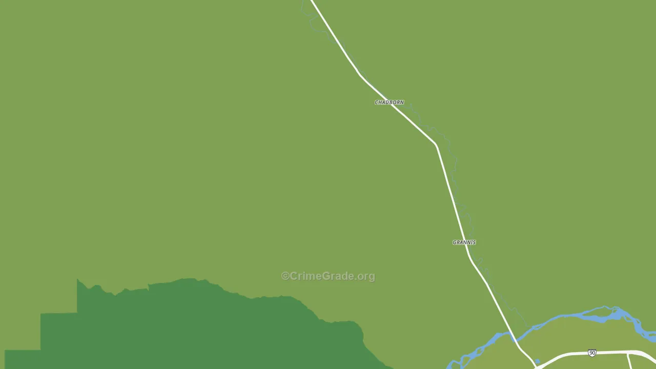 Clyde Park, MT Map of Assault Rates