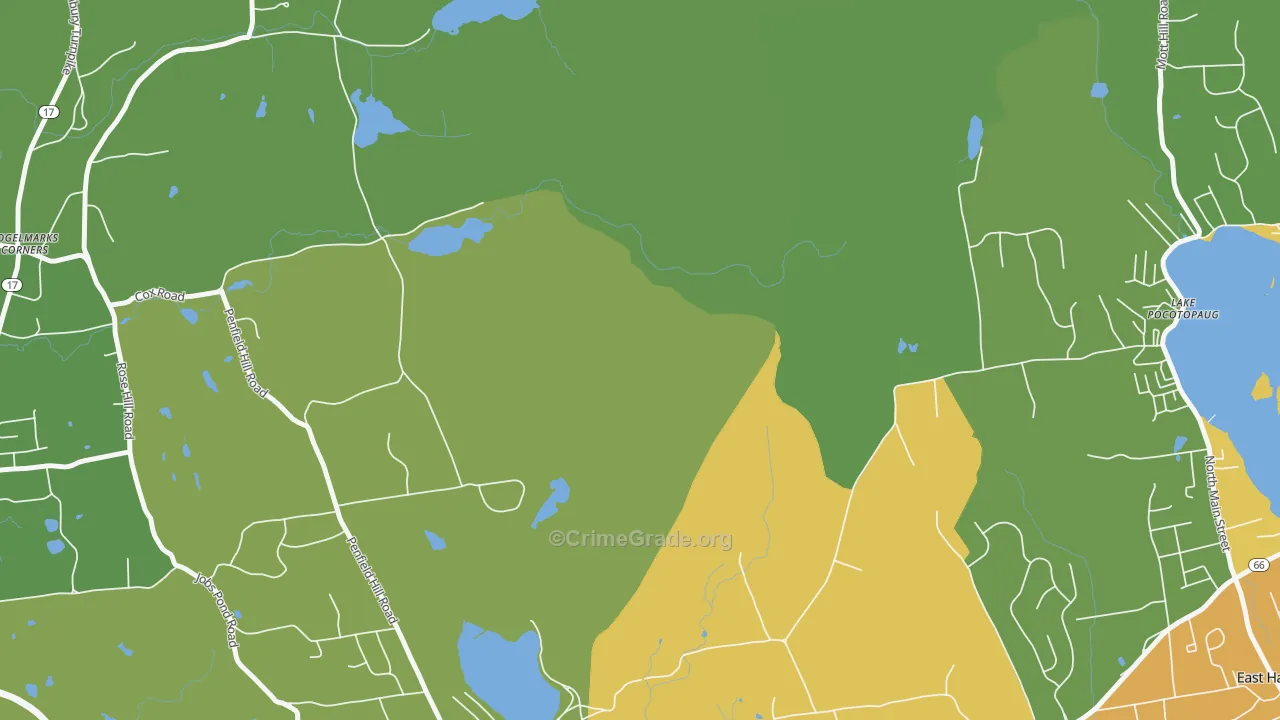 Cobalt, CT Map of Assault Rates