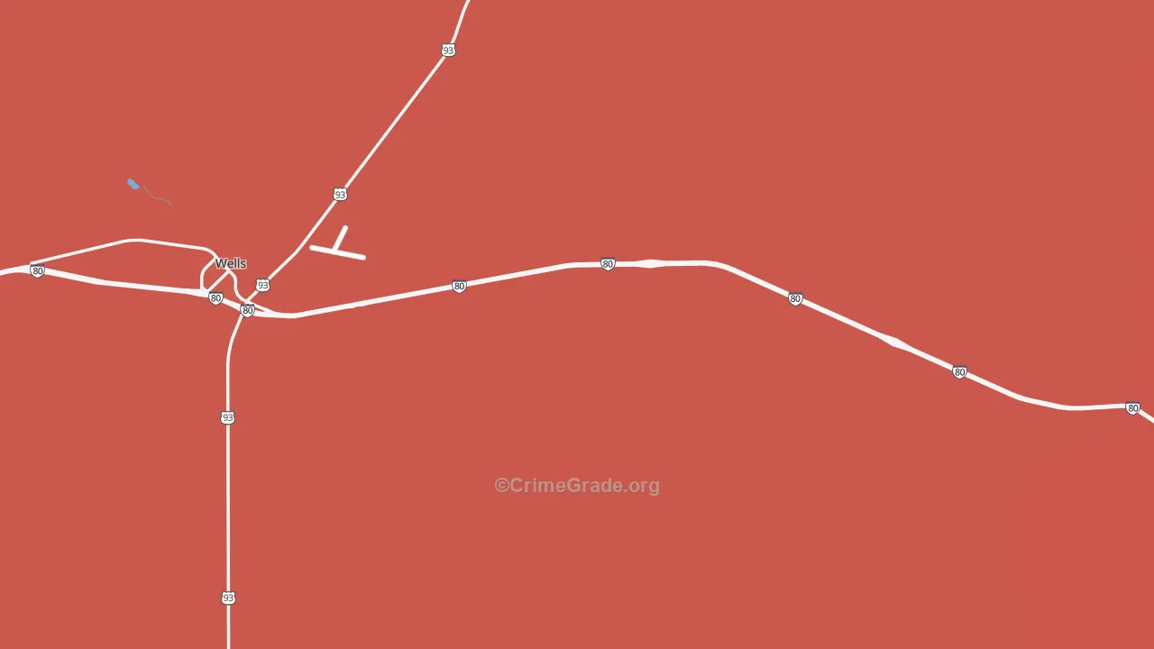 Cobre, NV Map of Assault Rates