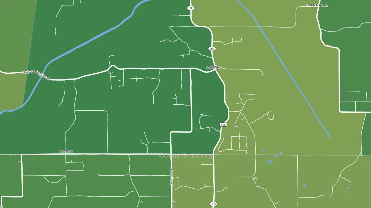 Cockrum, MS Map of Assault Rates