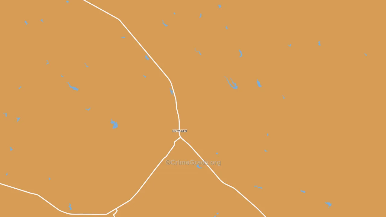 Cohagen, MT Map of Assault Rates