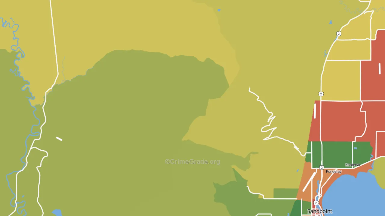 Colburn, ID Map of Assault Rates