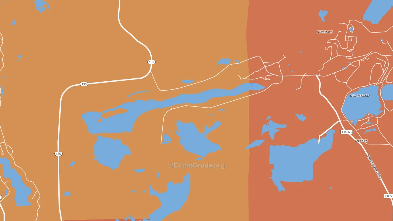 Colby, MN Map of Assault Rates