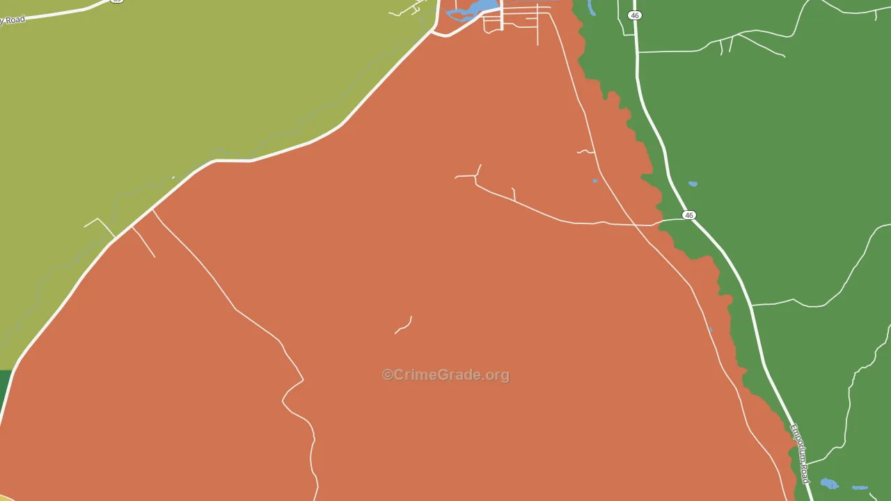 Colegrove, PA Map of Assault Rates