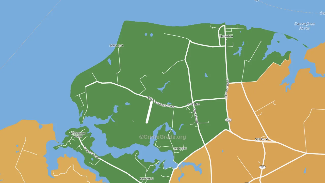 Coleman, MD Map of Assault Rates