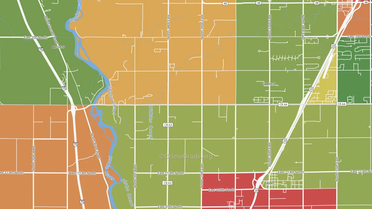 Coltman, ID Map of Assault Rates