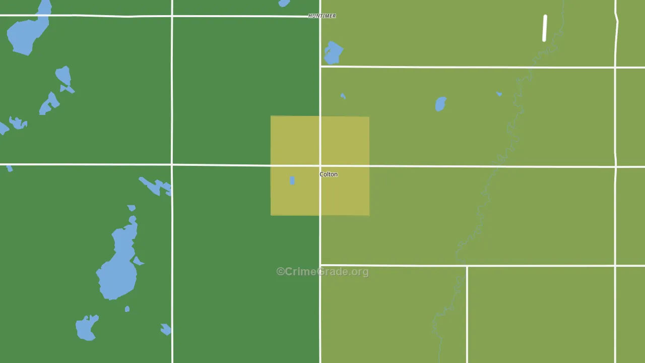 Colton, SD Map of Assault Rates