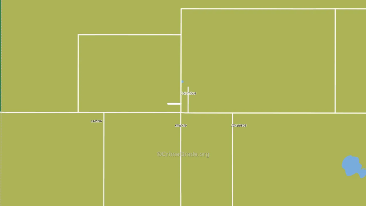Columbus, ND Map of Assault Rates
