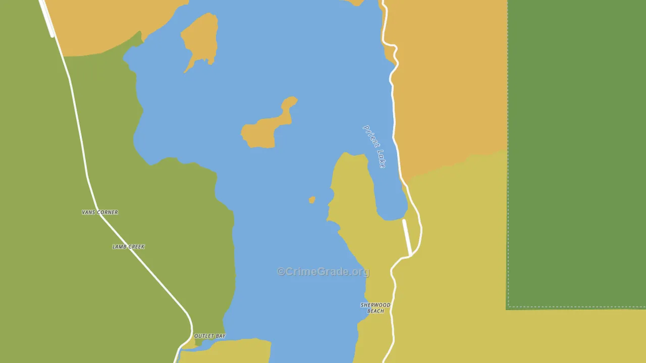 Coolin, ID Map of Assault Rates