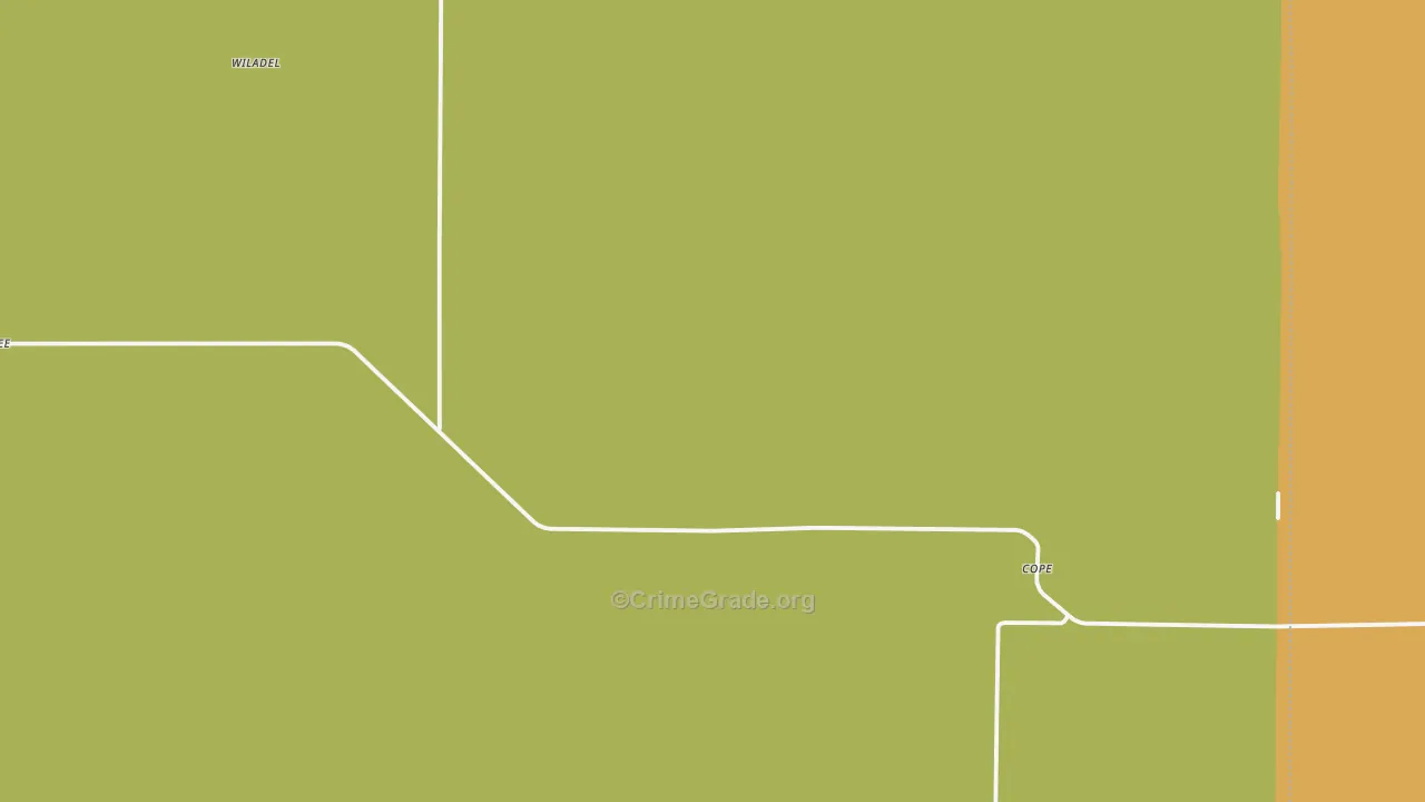 Cope, CO Map of Assault Rates