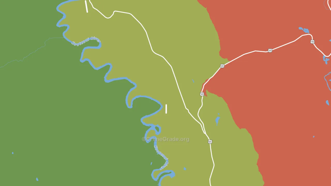 Copeland, ID Map of Assault Rates