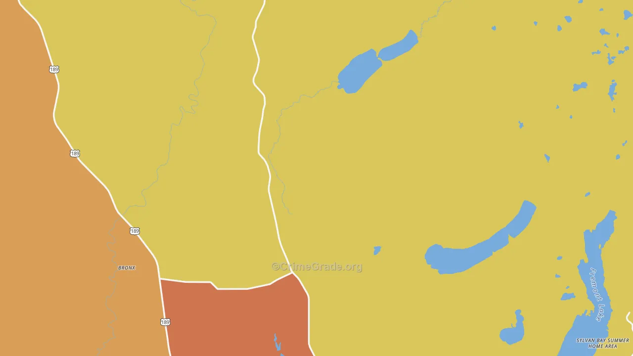 Cora, WY Map of Assault Rates