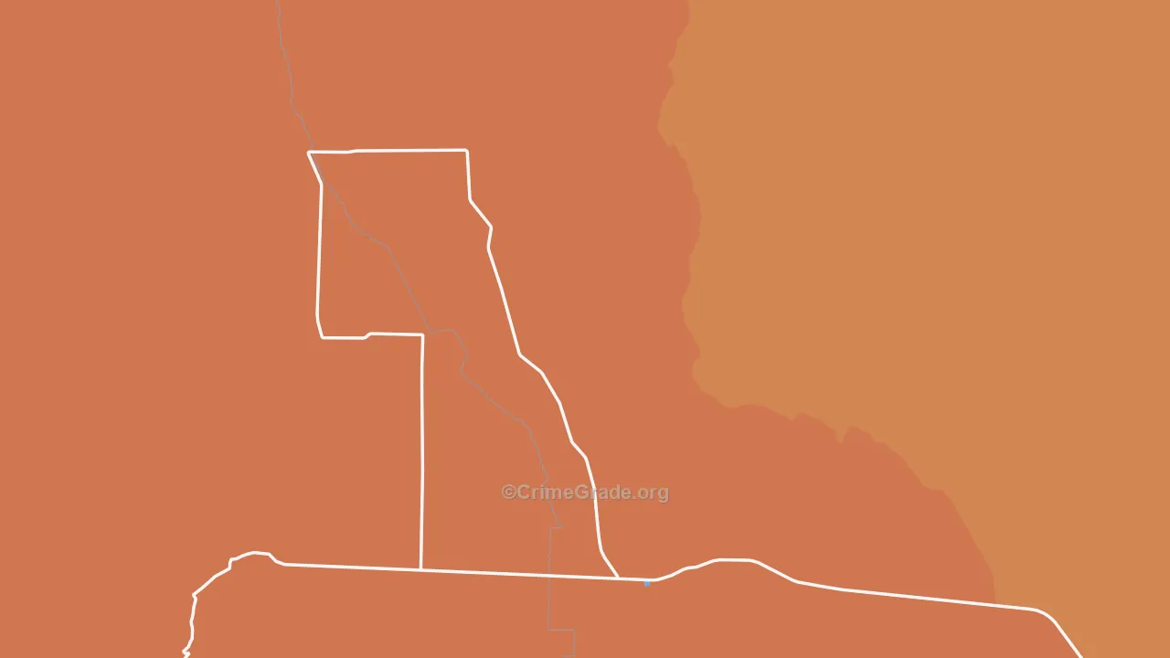Cordero, NV Map of Assault Rates