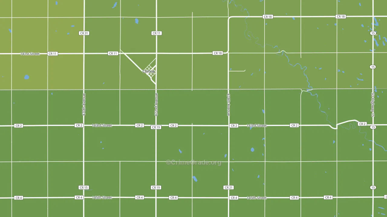 Corona, SD Map of Assault Rates