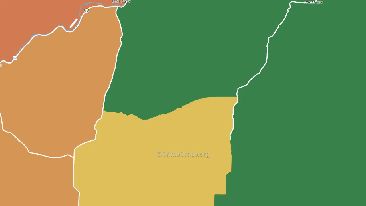 Cotopaxi, CO Map of Assault Rates
