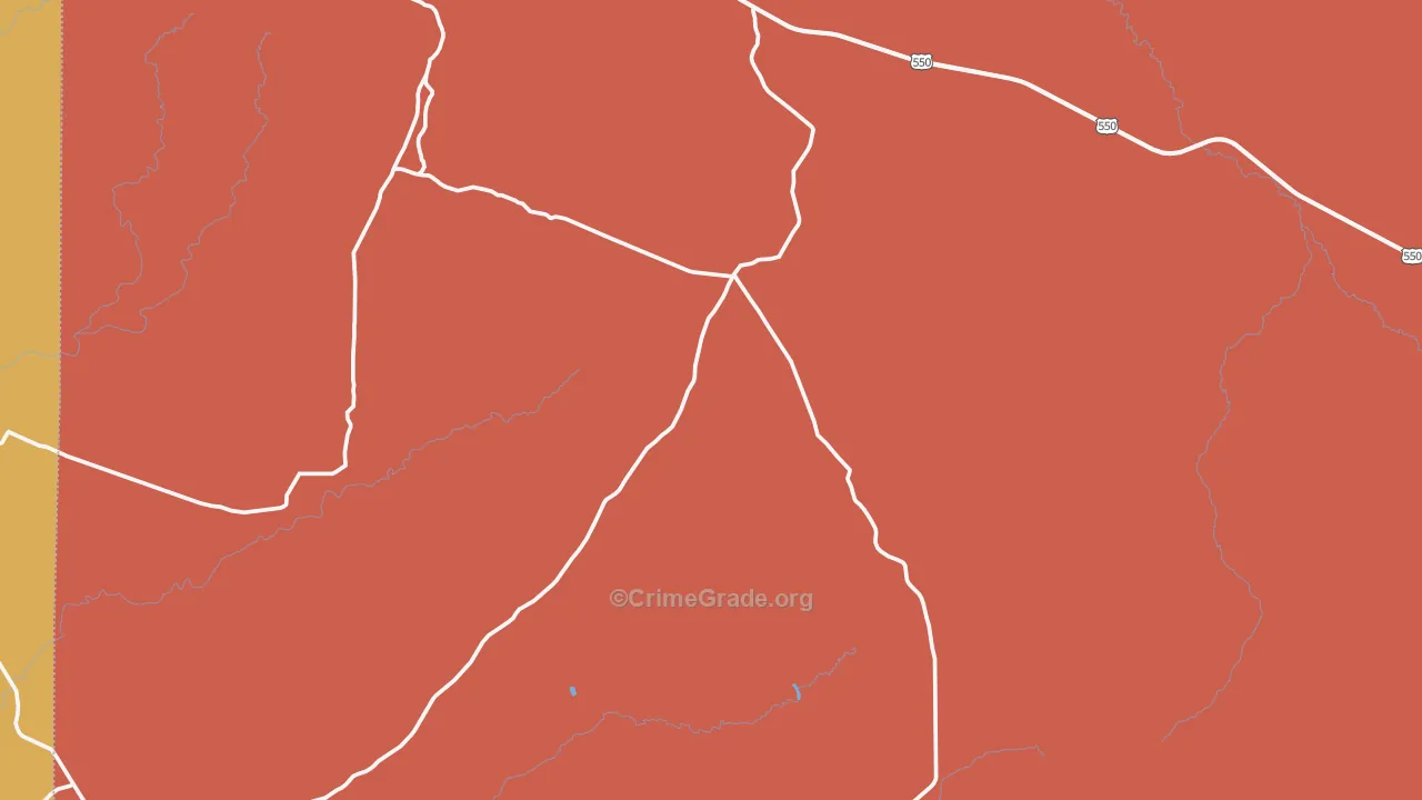Counselor, NM Map of Assault Rates