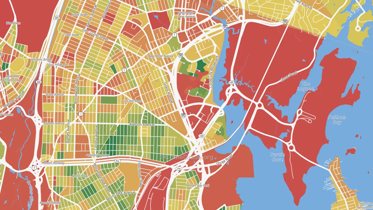 Country Club, Bronx, NY Map of Assault Rates