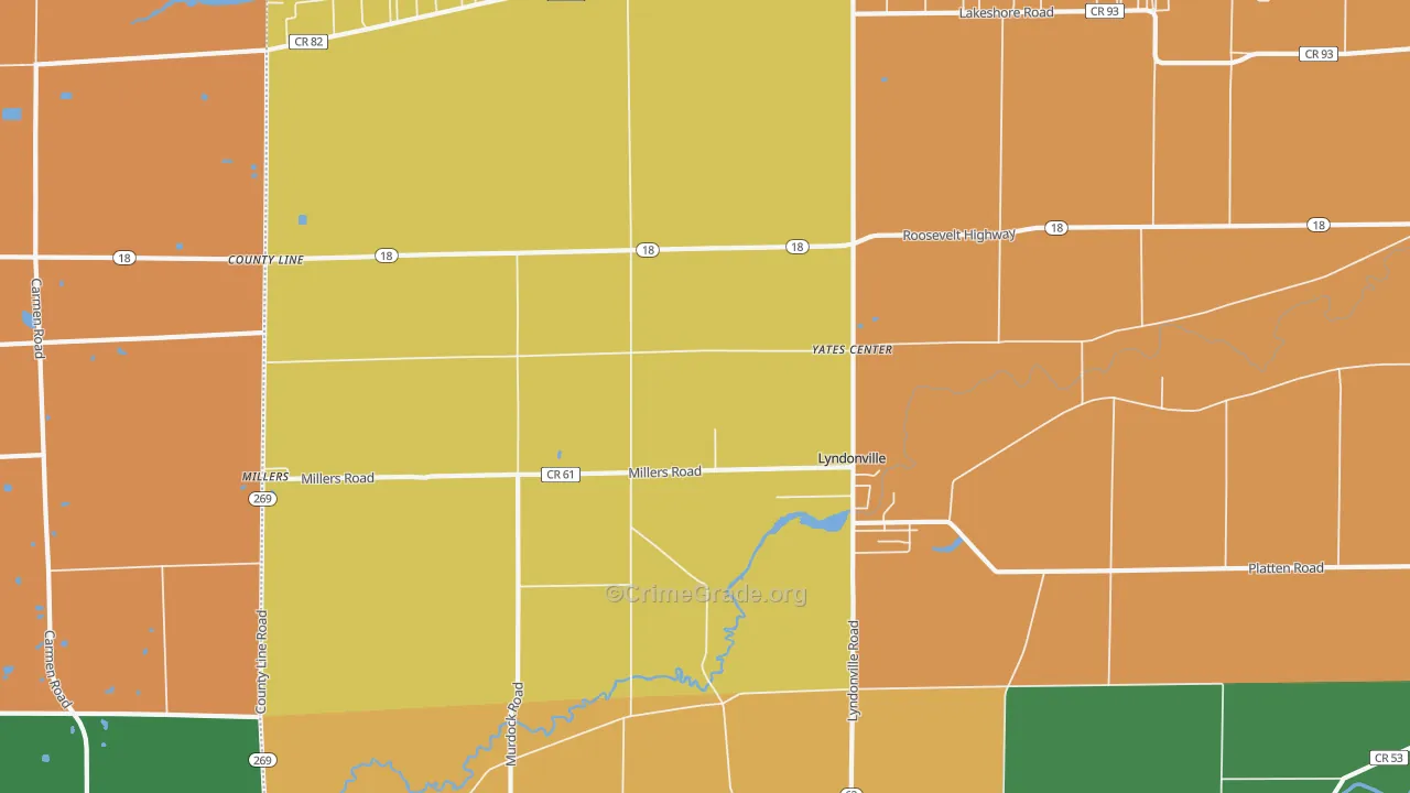 County Line, NY Map of Assault Rates
