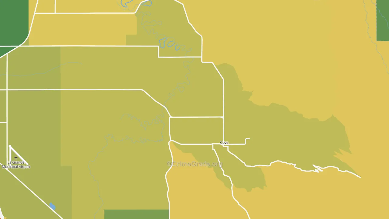 Cove, OR Map of Assault Rates