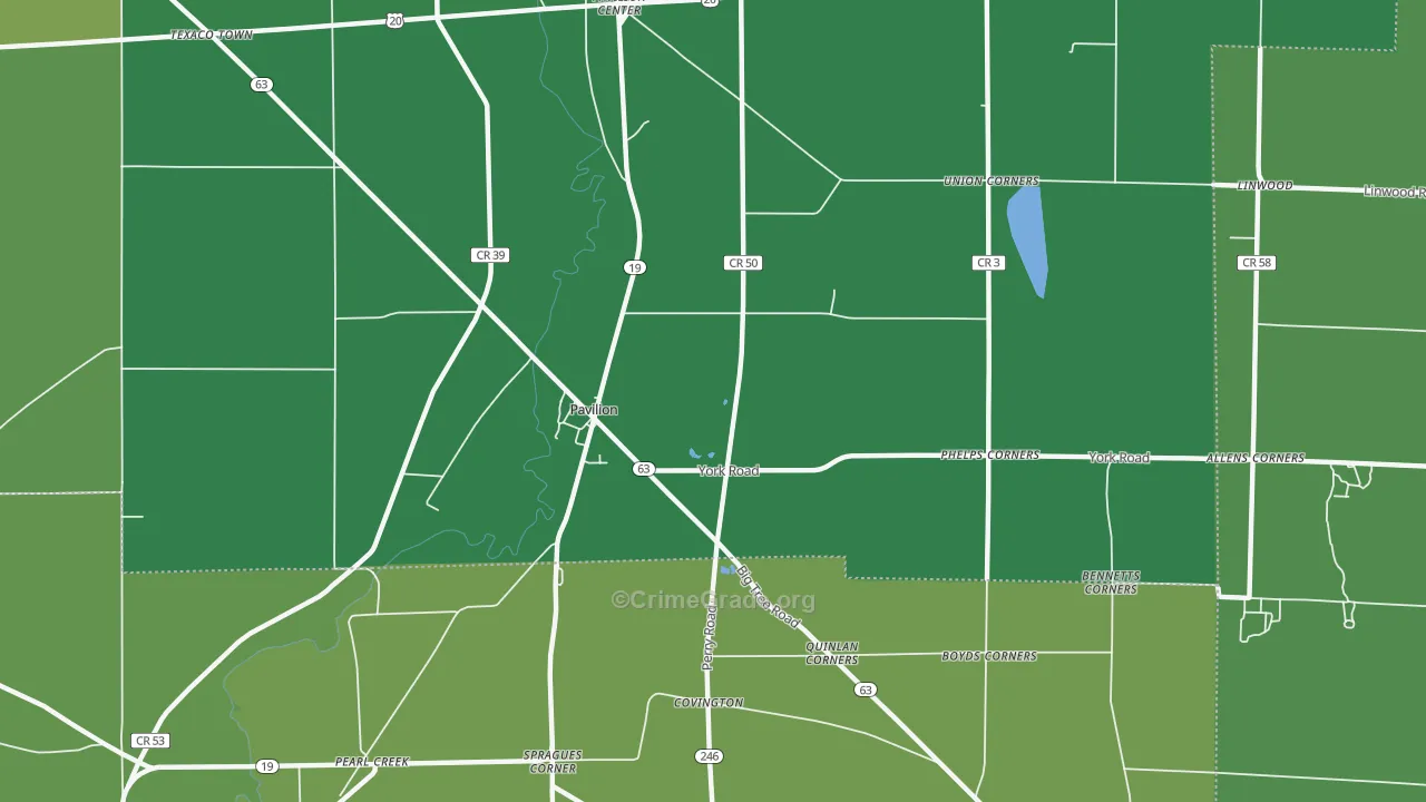 Craigs, NY Map of Assault Rates