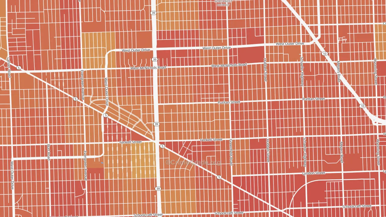 Crary-St Marys, Detroit, MI Map of Assault Rates