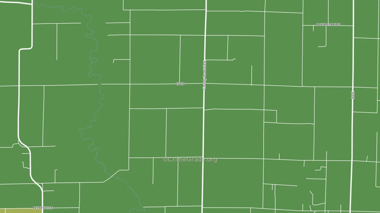 Crisp, IL Map of Assault Rates