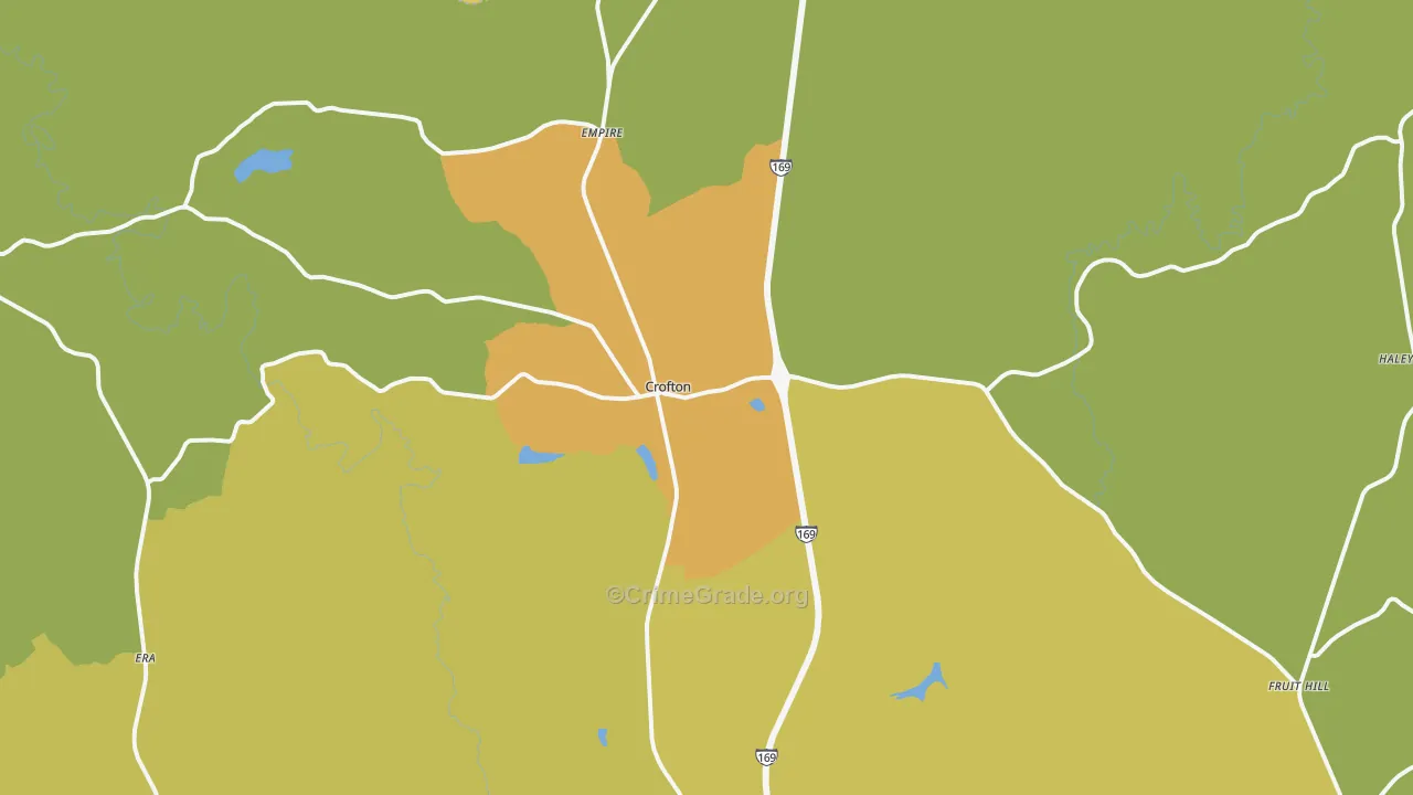 Crofton, KY Map of Assault Rates