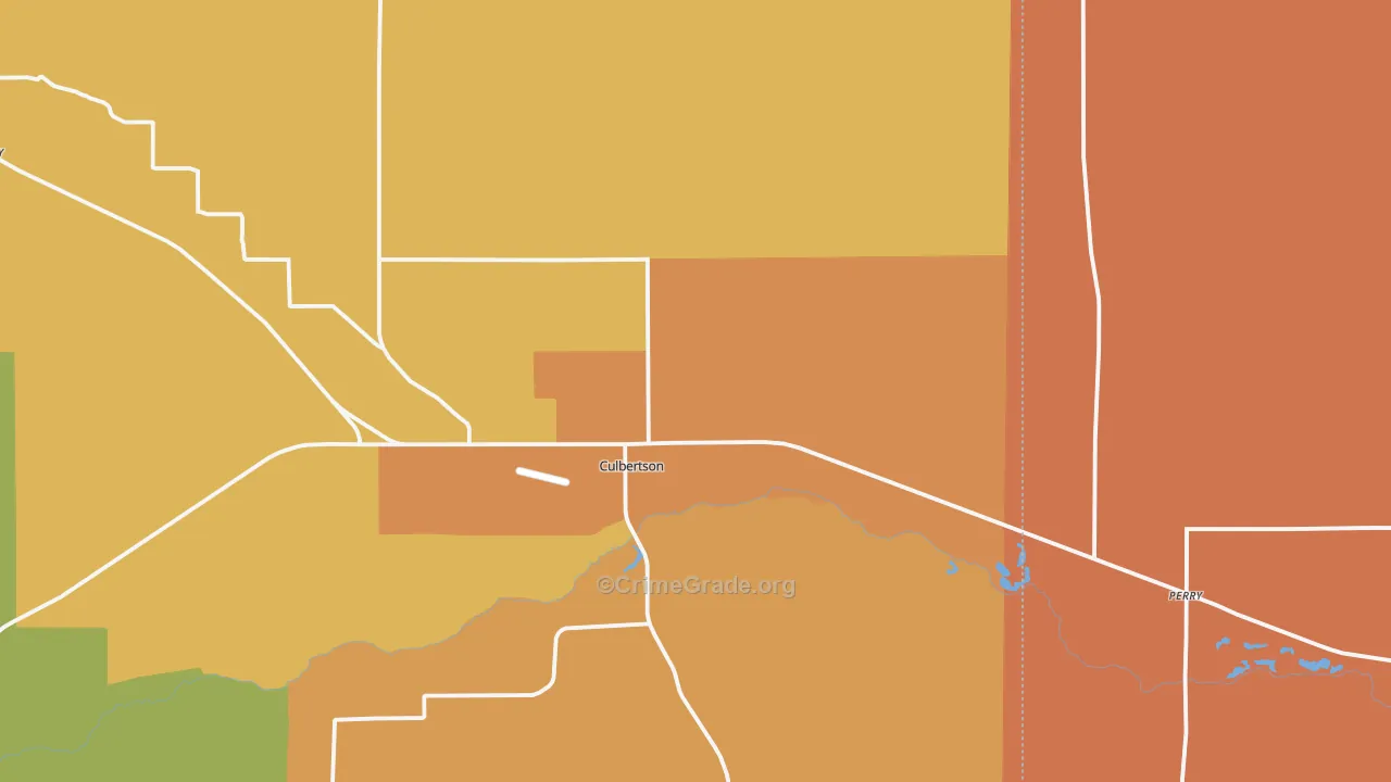 Culbertson, NE Map of Assault Rates