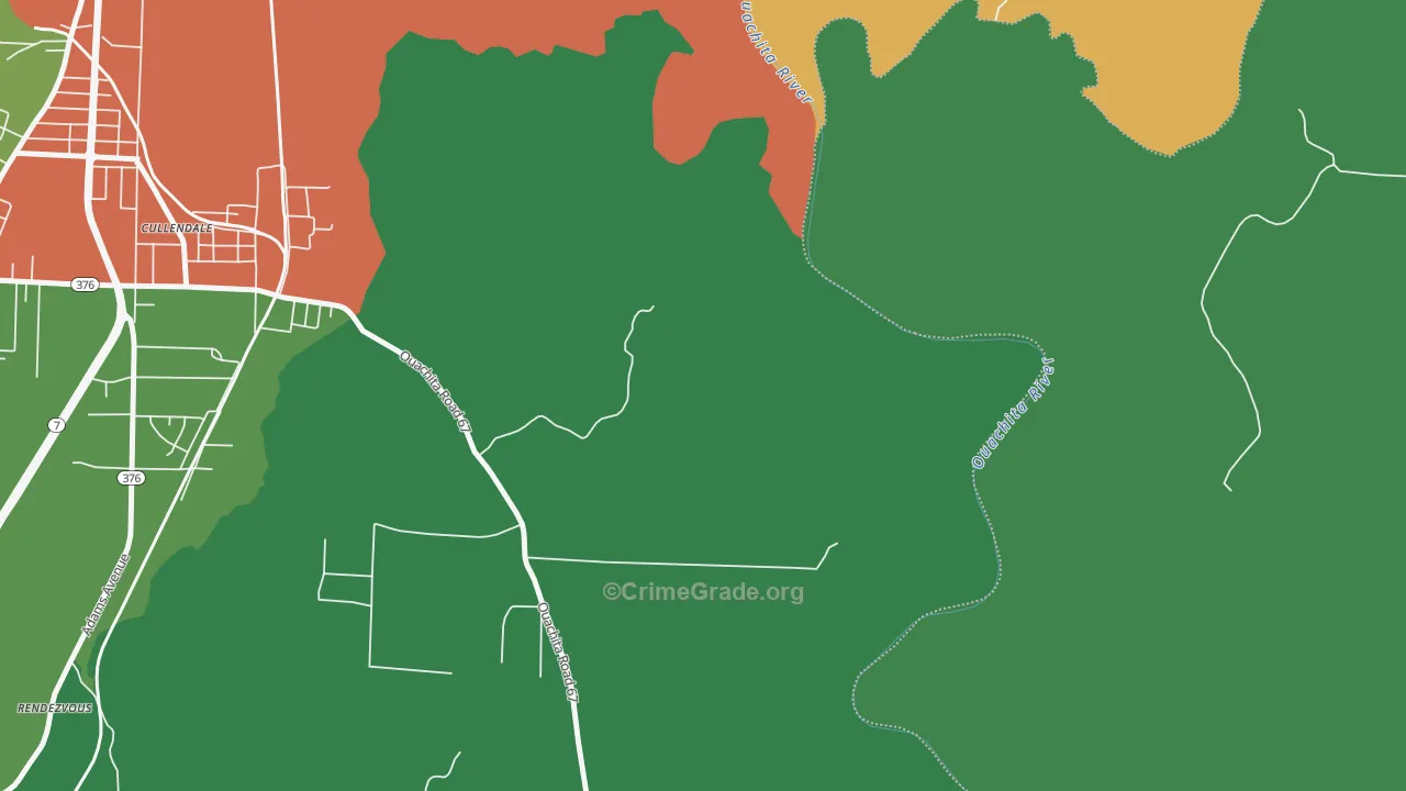 Cullendale, AR Map of Assault Rates
