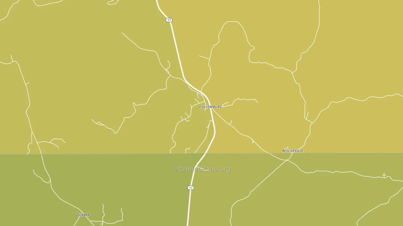 Cullomburg, AL Map of Assault Rates