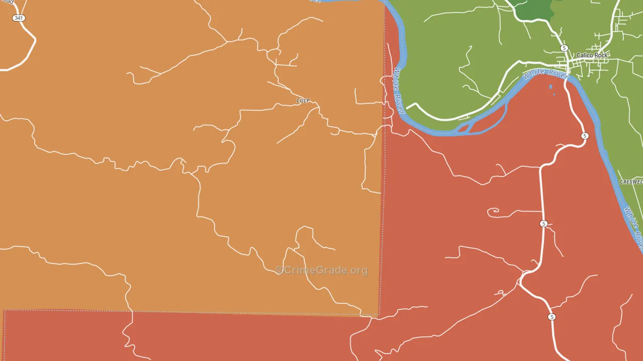 Culp, AR Map of Assault Rates
