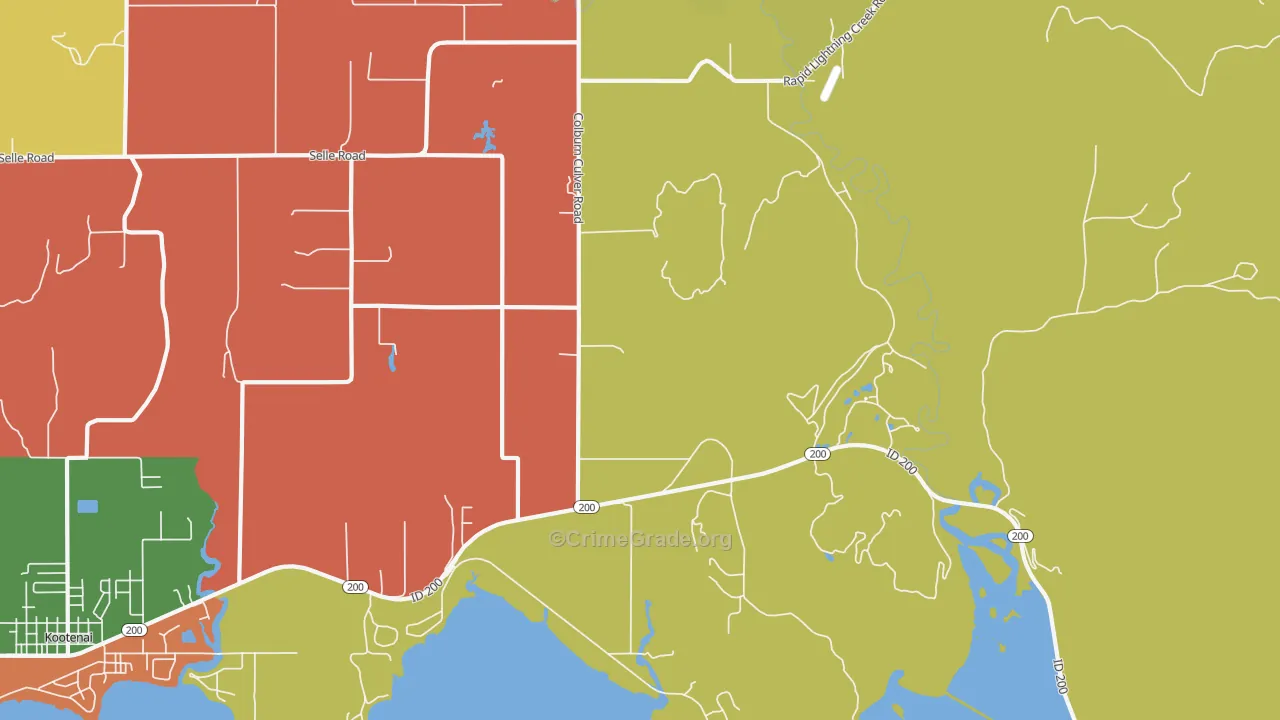 Culver, ID Map of Assault Rates