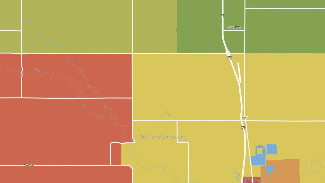 Cummings, ND Map of Assault Rates