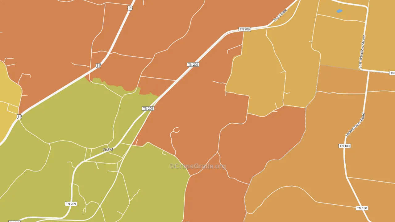 Curve, TN Map of Assault Rates