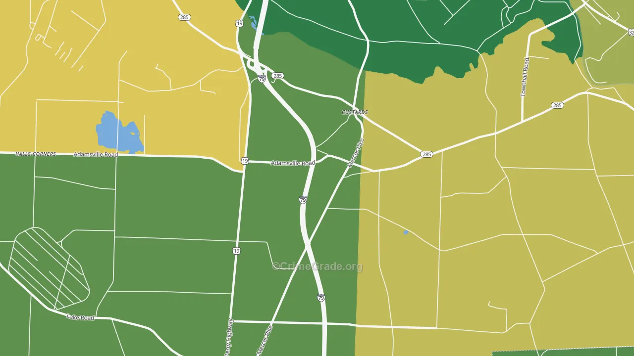Custards, PA Map of Assault Rates