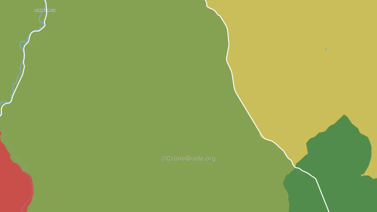 Custer County, ID Map of Assault Rates