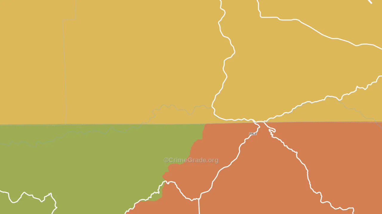 Dale, OR Map of Assault Rates