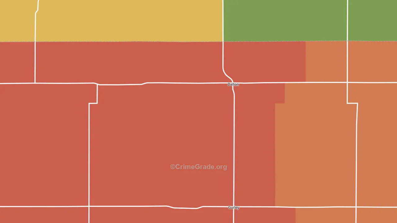 Dalton, NE Map of Assault Rates