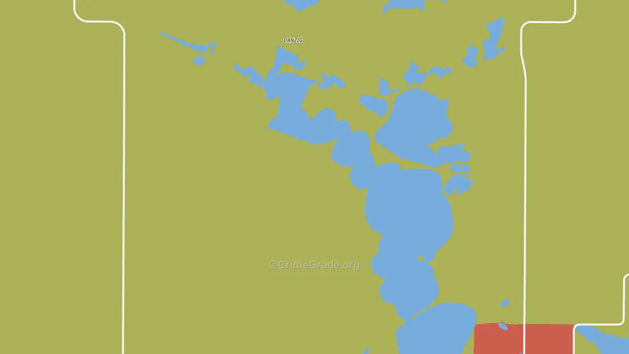 Danzig, ND Map of Assault Rates