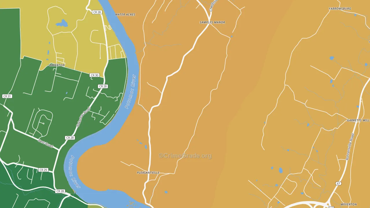 Dargan, MD Map of Assault Rates