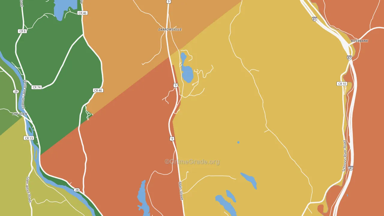 Darrowsville, NY Map of Assault Rates