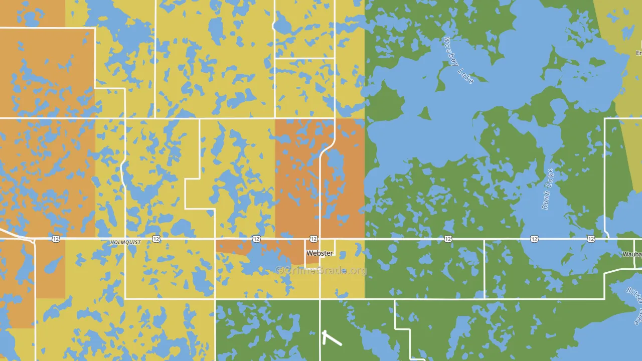 Day County, SD Map of Assault Rates