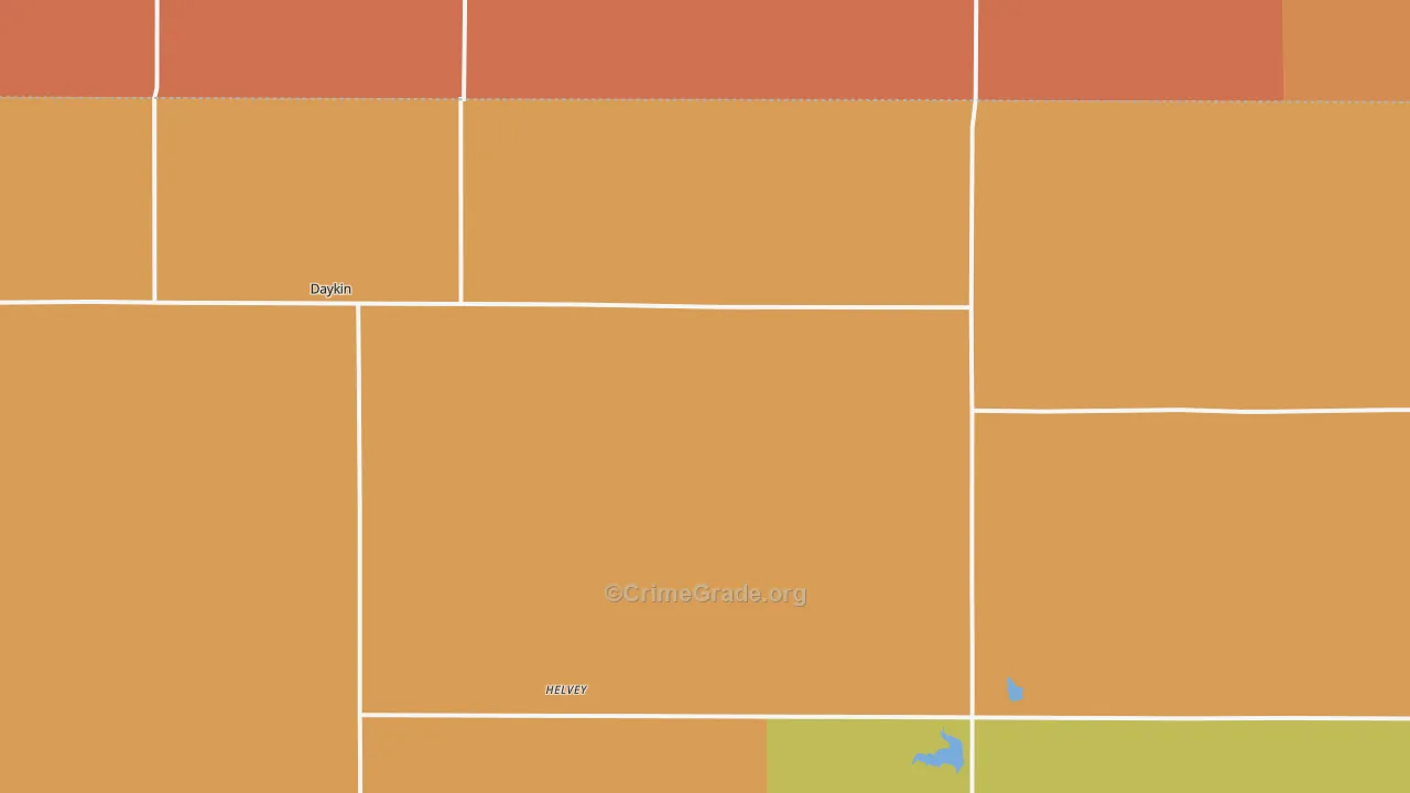 Daykin, NE Map of Assault Rates