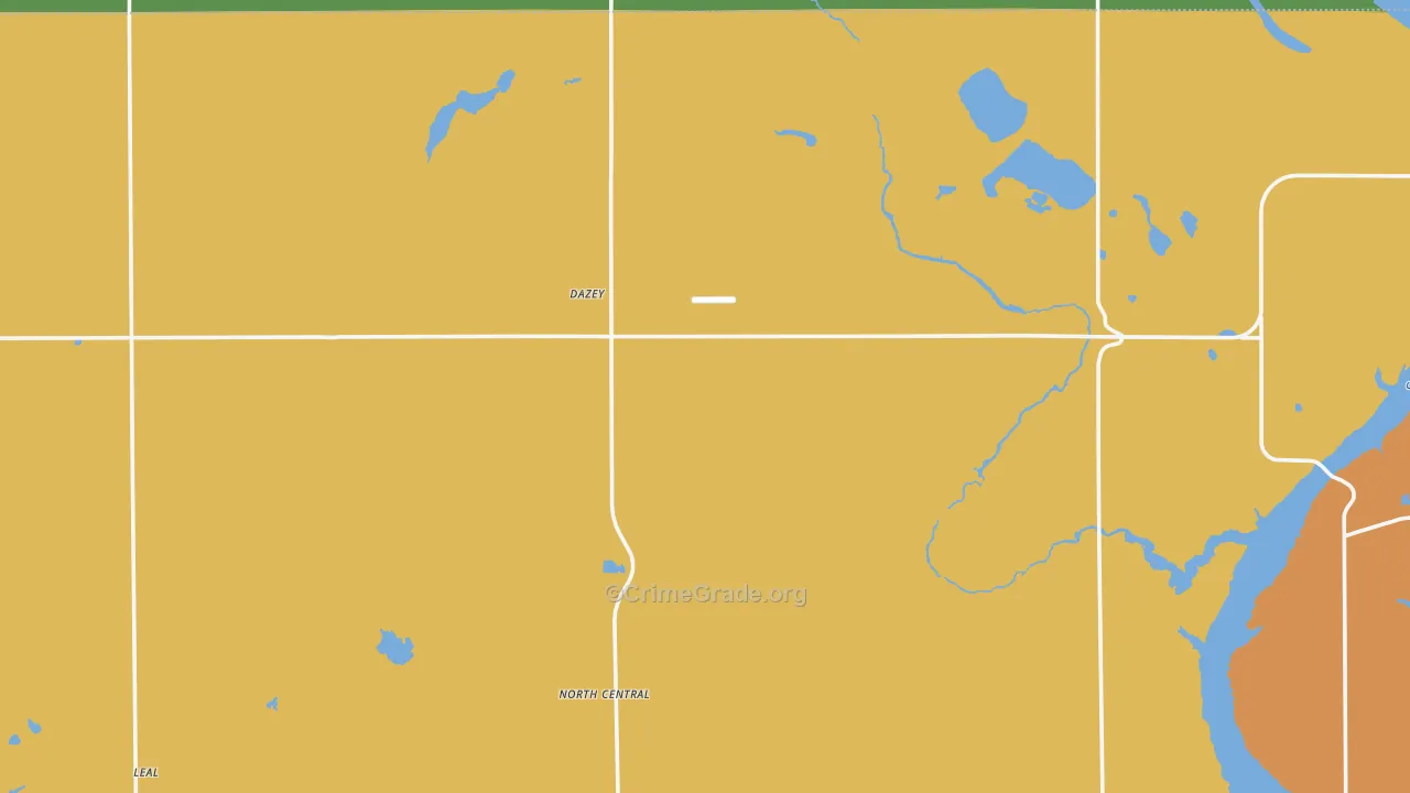 Dazey, ND Map of Assault Rates