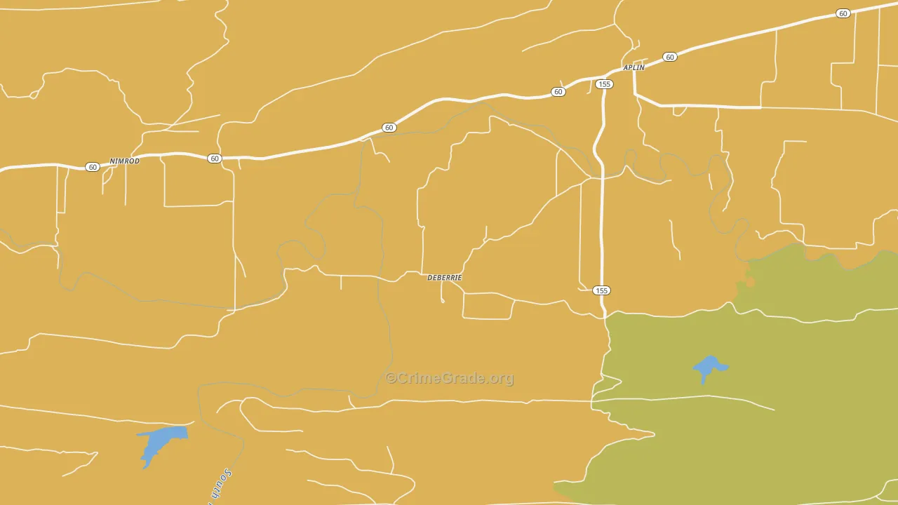 DeBaerrie, AR Map of Assault Rates
