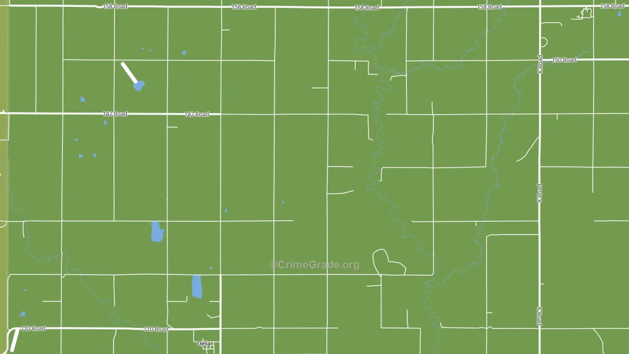 Delia, KS Map of Assault Rates